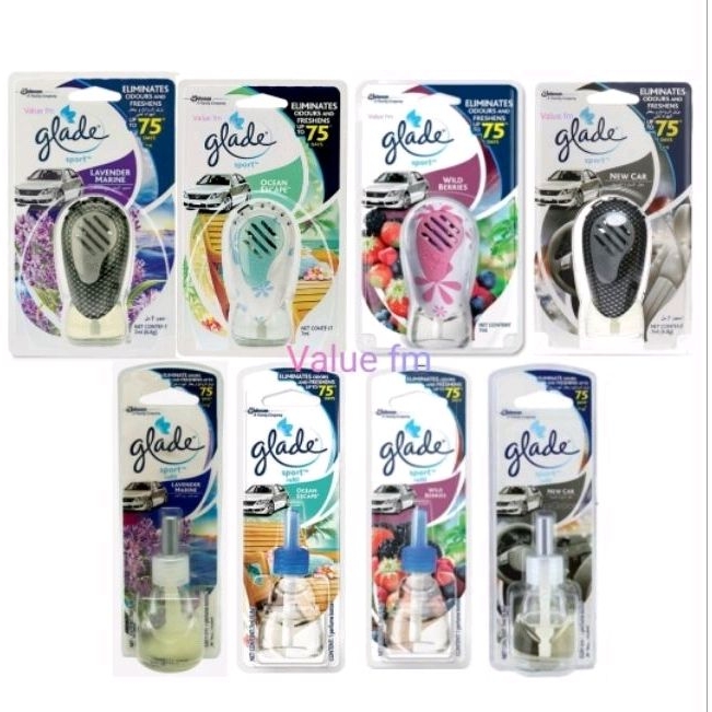 GLADE CAR AIR FRESHENER 7ML x1 Shopee Malaysia