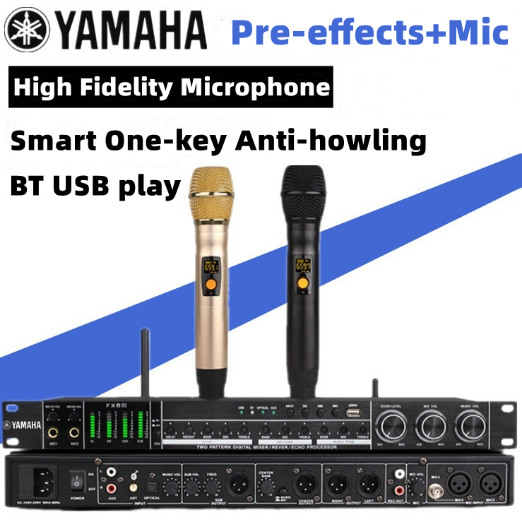 YAMAHA Pre-effector with U segment Wireless Microphone Karaoke Reverb