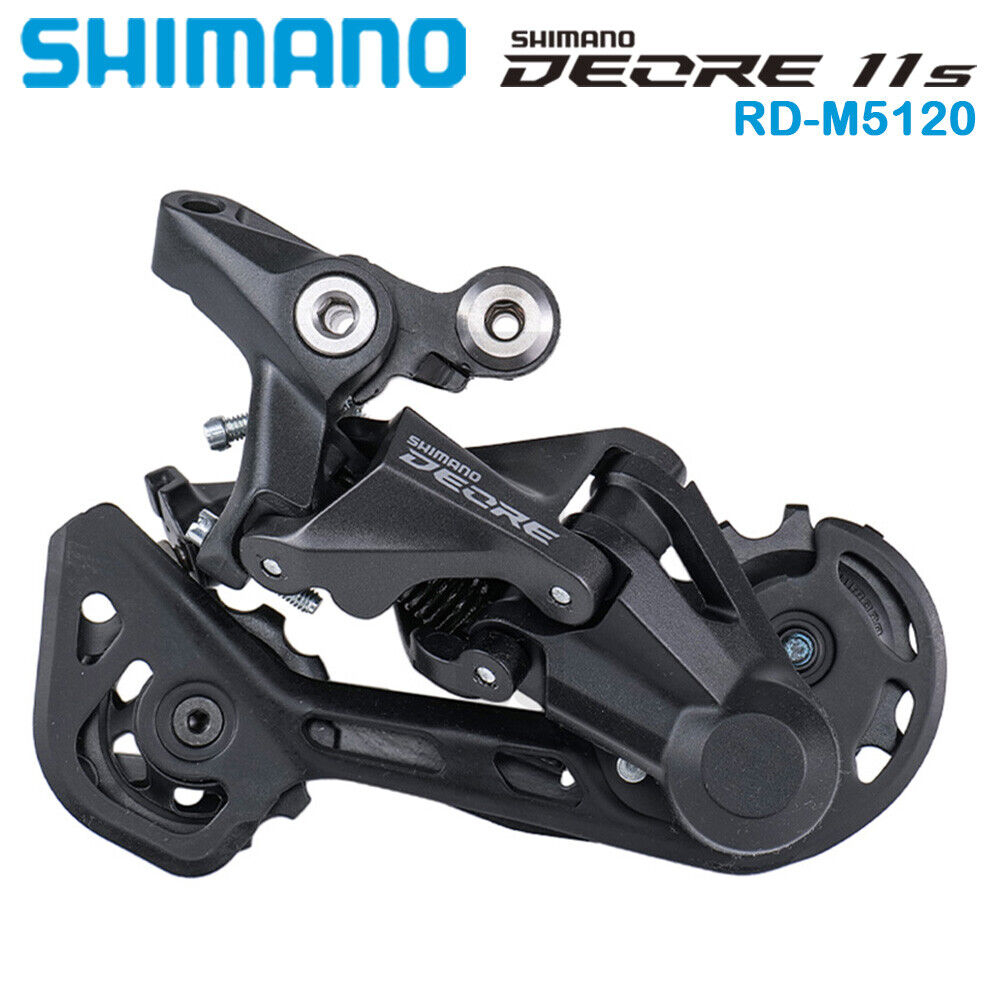 SHIMANO Deore M5120 10/11Speed ORIGINAL Long Cage MTB Rear Derailleur ...