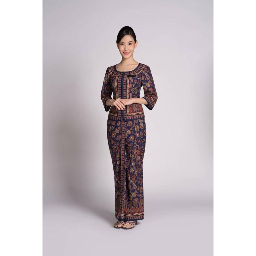 KEBAYA BATIK SINGAPORE EXCLUSIVE STEWARDESS SINGAPORE AIRLINES | Shopee ...