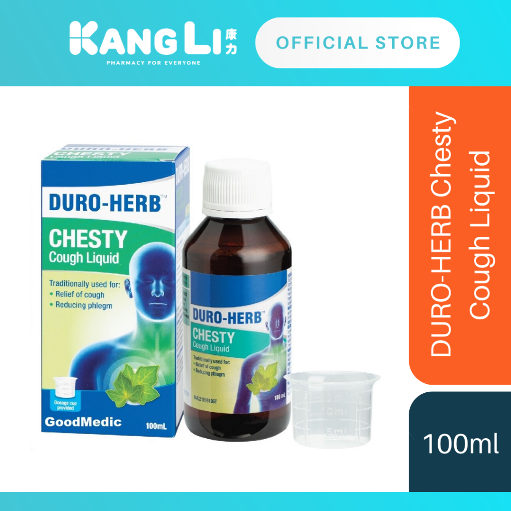 DUROHERB Chesty Cough Liquid 100ml Shopee Malaysia
