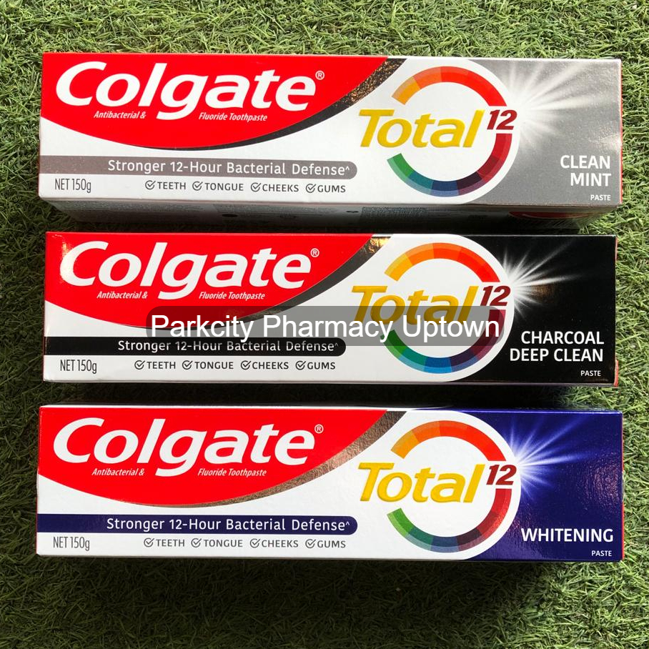 Colgate Total 12H Protection Toothpaste 150g (Charcoal Deep Clean ...