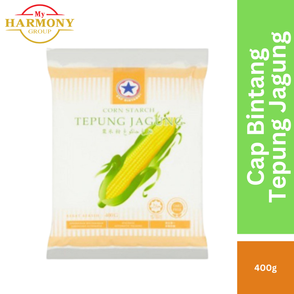 TEPUNG JAGUNG/CORN FLOUR CAP BINTANG 400G Shopee Malaysia