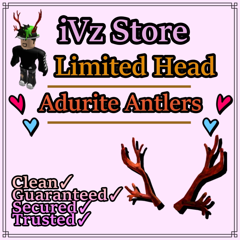 CLEAN LIMITED HEAD ROBLOX - Adurite Antlers (AA) | Shopee Malaysia