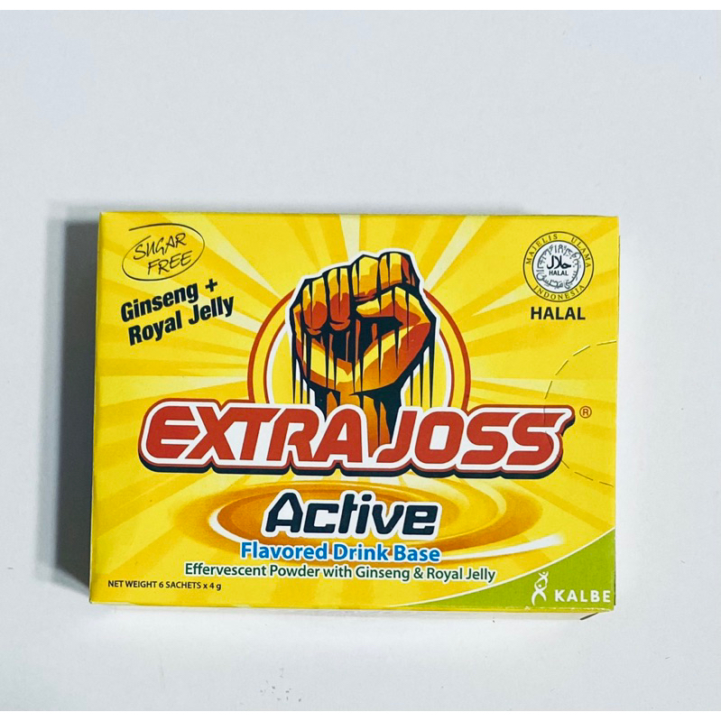 Extra Joss Active 4g X 6 Sachets 