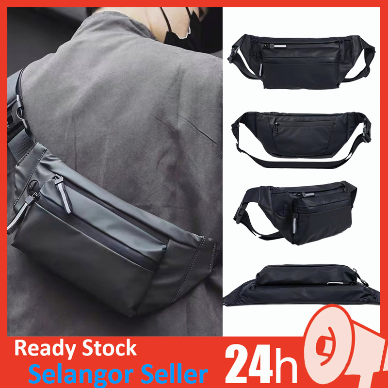 Amg Waist Bag Waterproof Nylon Pouch Bag Men Chest Bag Sports Fashion