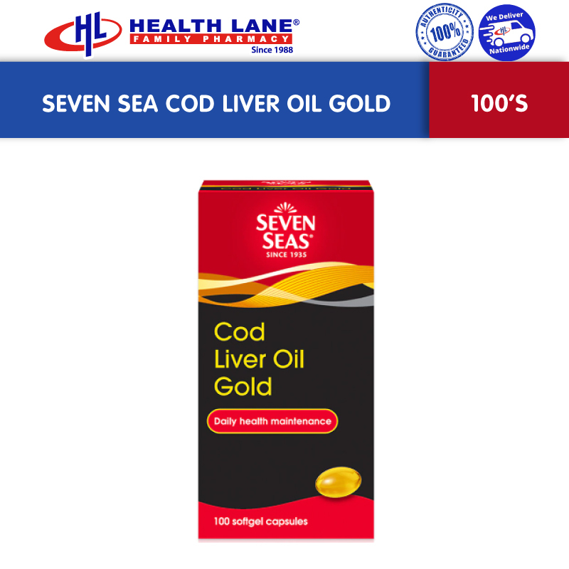 Seven Seas Cod Liver Oil Gold (100's) | Shopee Malaysia