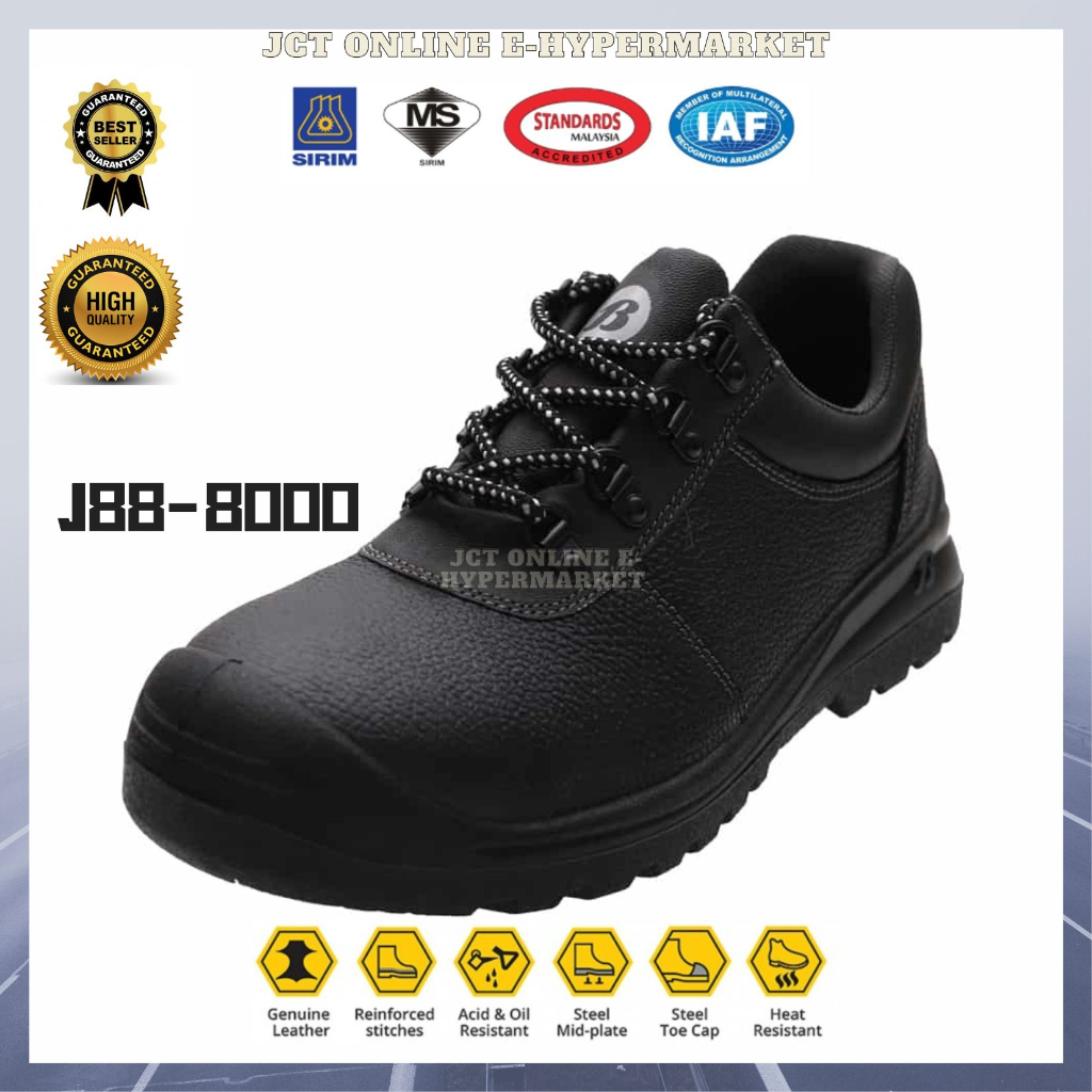 🔥Ready Stock🔥💯ORIGINAL BATA INDUSTRIAL Safety Boot Shoes 9888000 BLACK