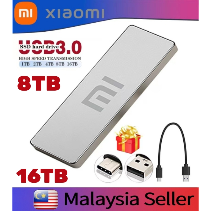 SSD External Hard Disk Drive 16TB USB3.1 Hard Disk Portable 8TB