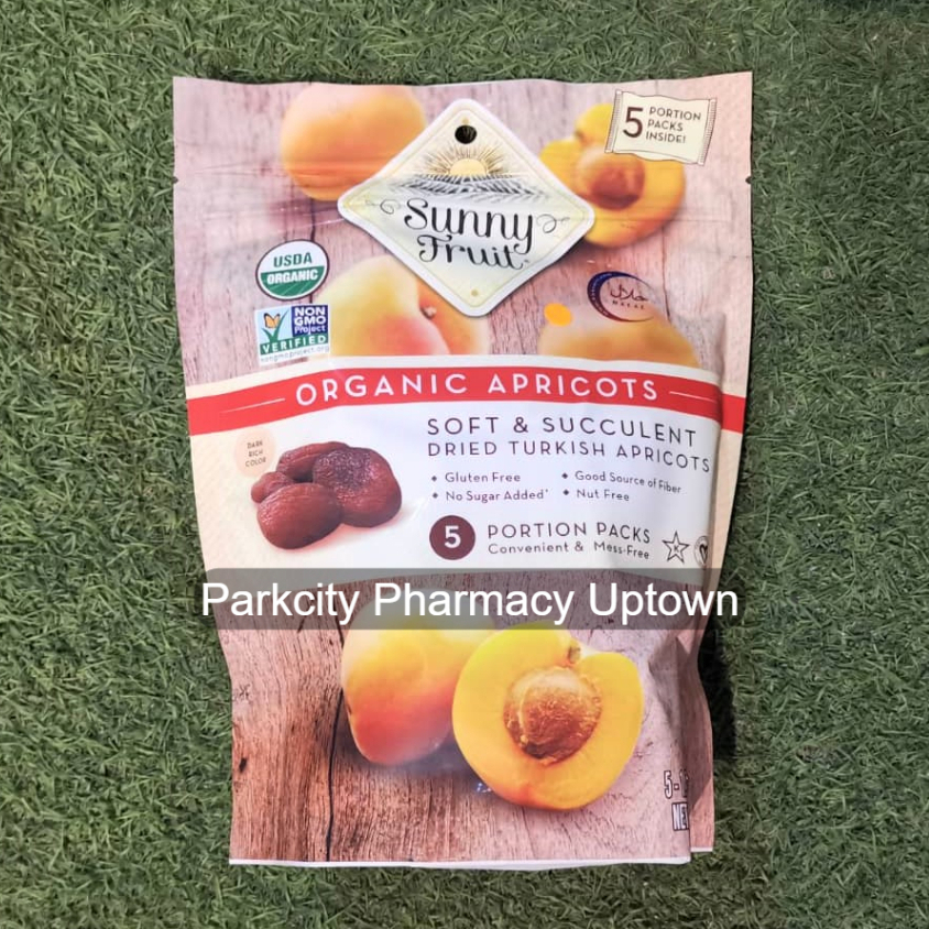 CFO Sunny Fruit Organic Dried Apricots 250g ( 5x50g ) Convenient Pack