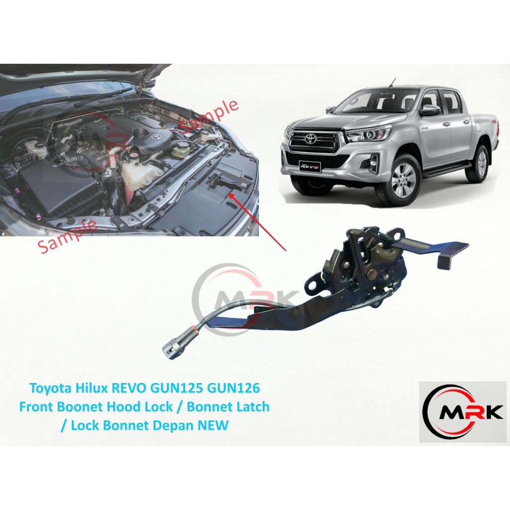 Toyota Hilux REVO GUN125 GUN126 Front Boonet Hood Lock - Bonnet Latch ...
