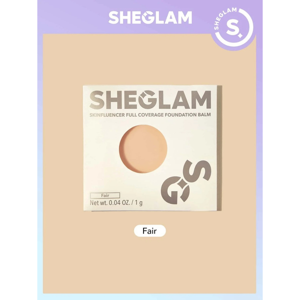 SHEGLAM Skinfluencer Full Coverage Foundation Balm Sample Trial ( FOR