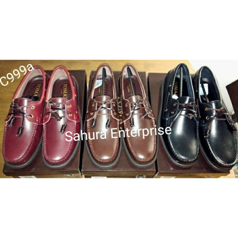 BOAT SHOES FAUX LEATHER ORIGINAL TOMAZ READY STOCK C999a