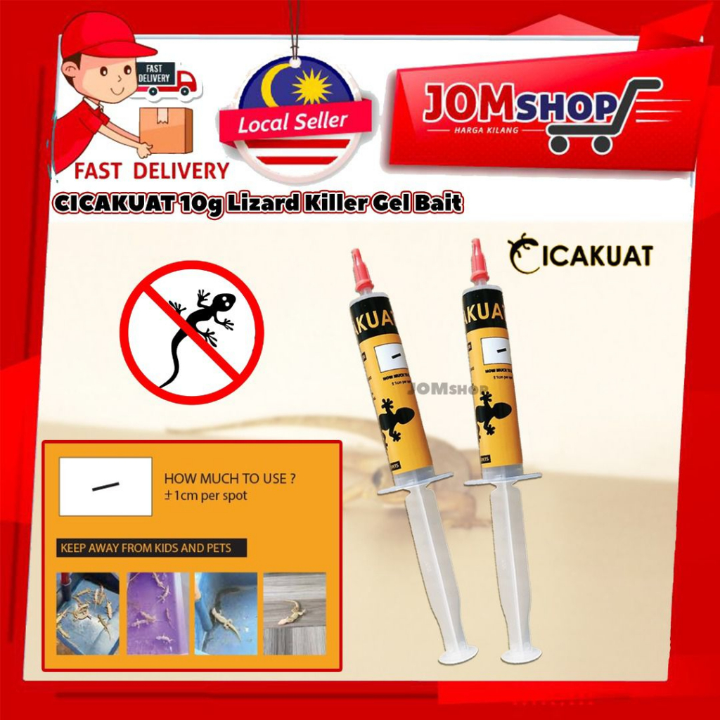 Cicakuat Lizard Gel Bait 10g Ubat Cicak Paling Berkesan 100 Lizard