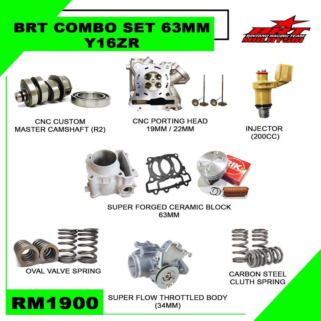 BRT racing combo set Y16 ( cam , head , injector , block , valve spring