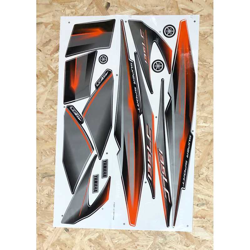 STICKER LC135 V1 ORIGINAL OREN | Shopee Malaysia