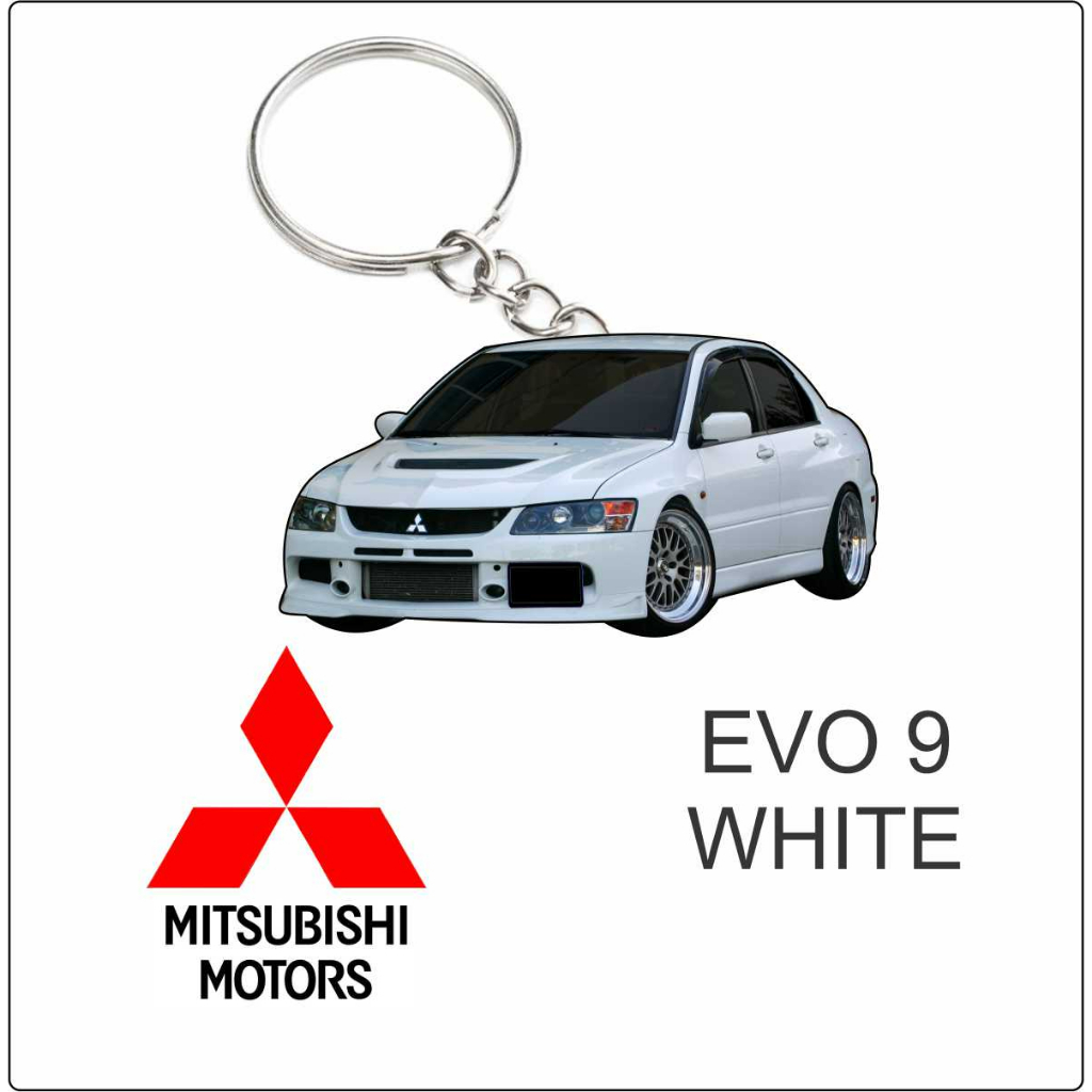 Mitsubishi deals evo keychain