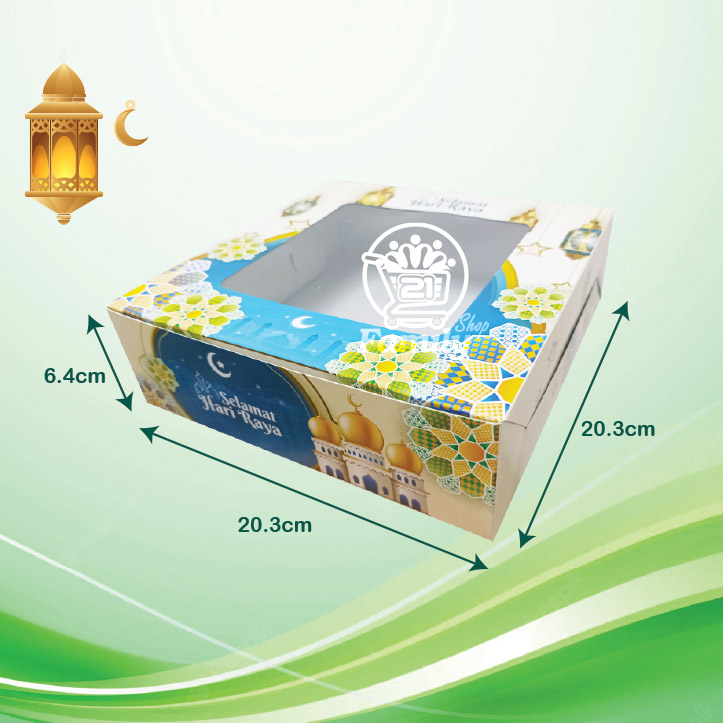 Pcs New Arrive Hari Raya Gift Box Handle Design Kotak Hari Raya Aidilfitri Shopee Malaysia