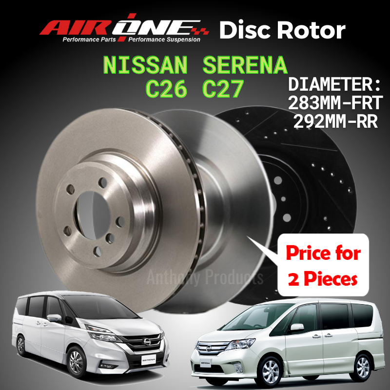 AIRONE Nissan Serena 2.0 C26 C27 Front (Depan) / Rear (Belakang) OE ...
