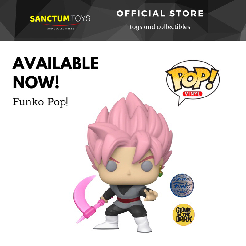 Funko Pop! Animation: Dragon Ball Super - Super Saiyan Rose Goku Black ...