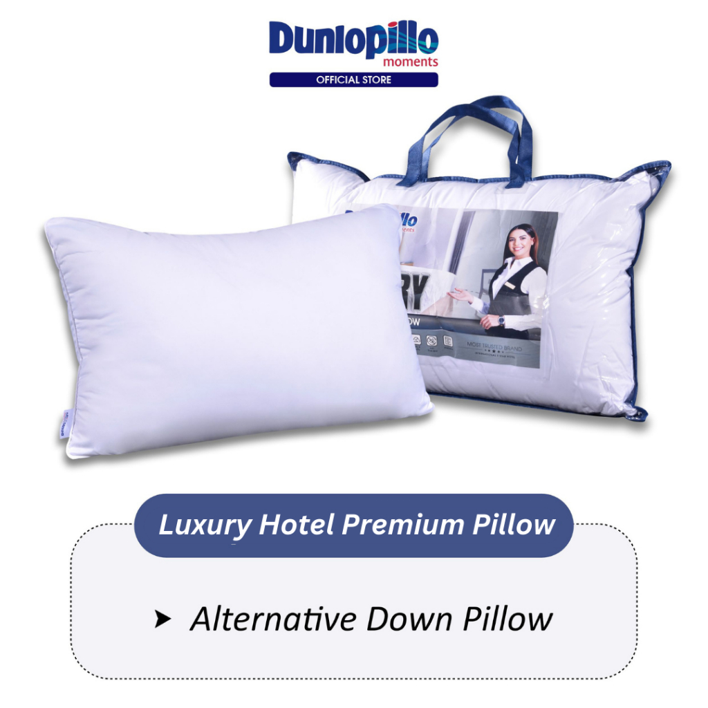 Dunlopillo Luxury Hotel Premium Microgel Fibre Pillow Standard Size