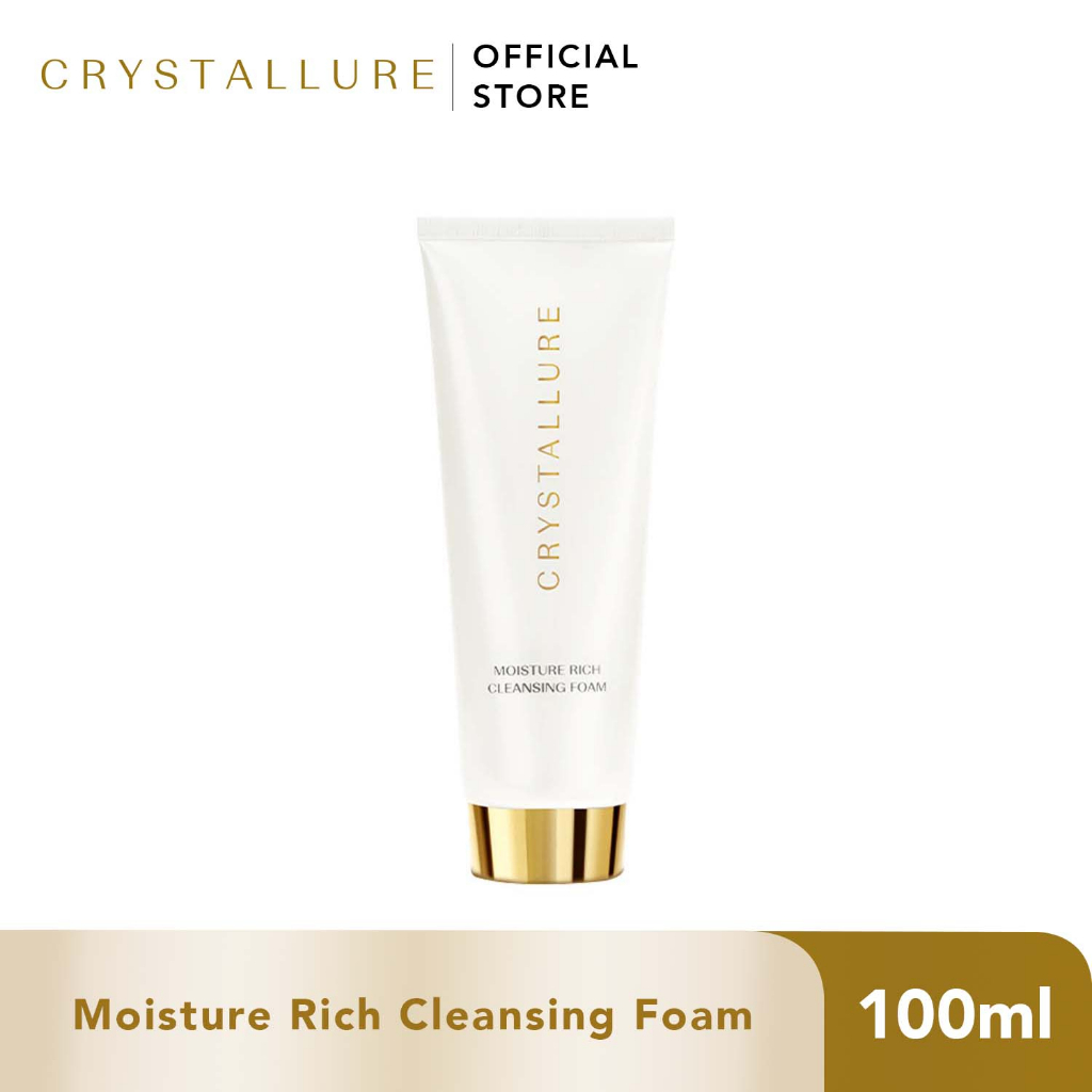 Crystallure Moisture Rich Cleansing Foam 100 ml Shopee Malaysia