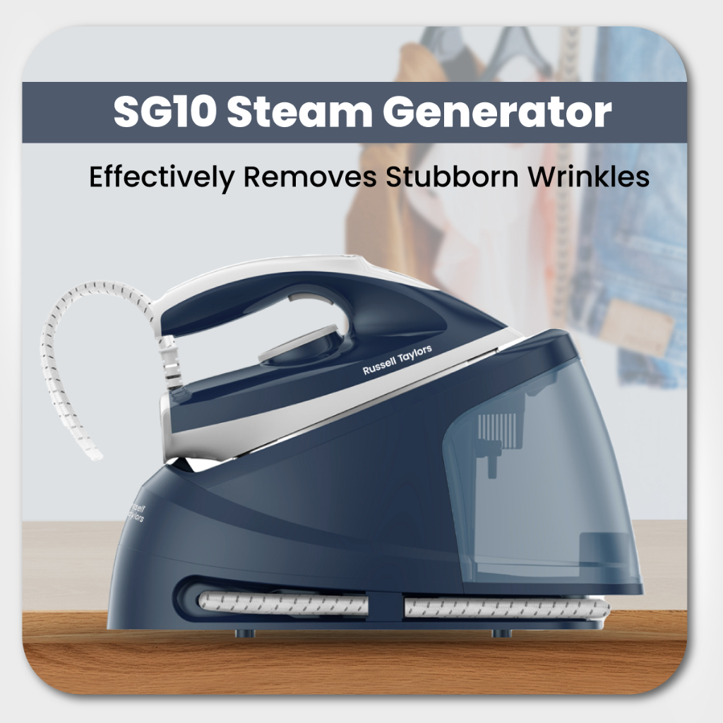 Russell Taylors Steam Generator Steam Iron 1.5L SG10 Nonstick