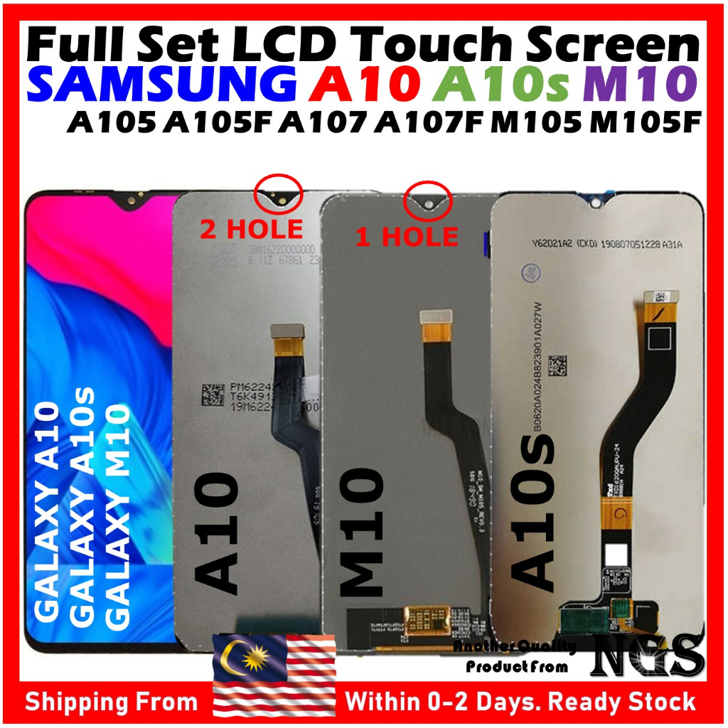 Orl Ngs Brand Full Set Lcd Touch Screen Compatible For Samsung Galaxy A10 A105 A10s A107 M10