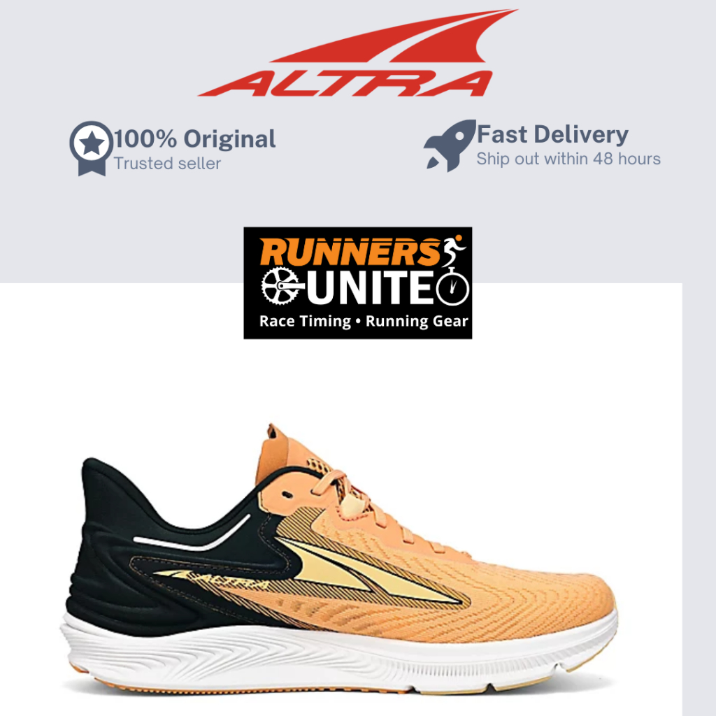 Altra Men's Torin 6 Orange/Black Running Shoes (High cushion 28mm
