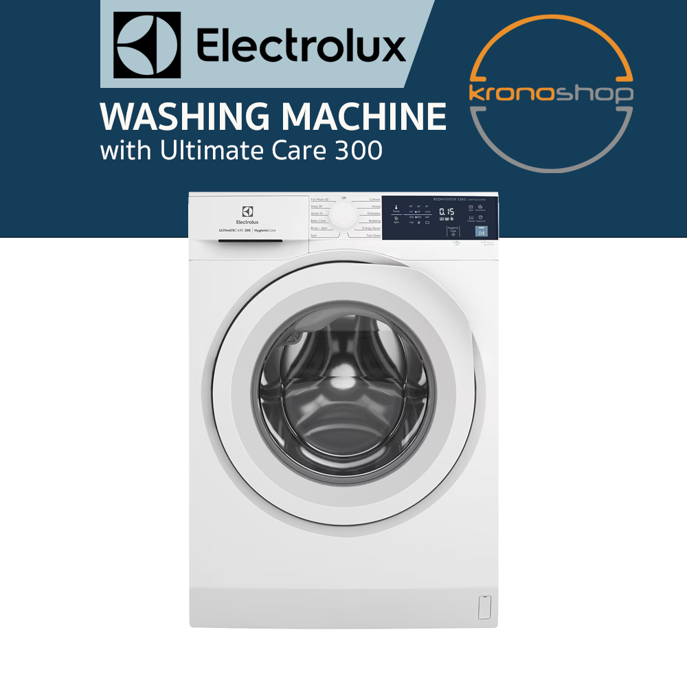 Electrolux 7.5kg Front Load Washing Machine with UltimateCare 300