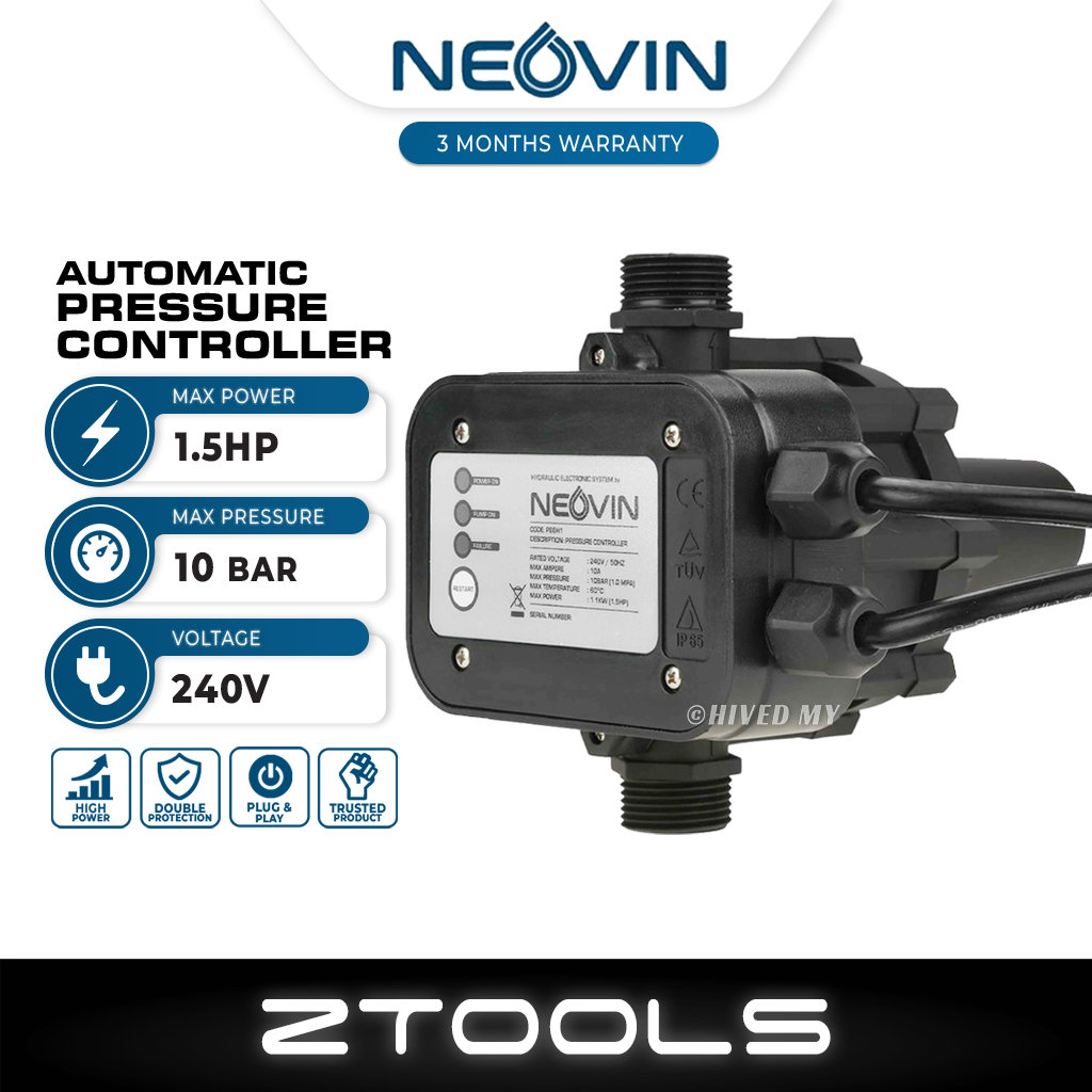 Neovin P H Automatic Pressure Controller W Hp Water Pump Control Auto Booster