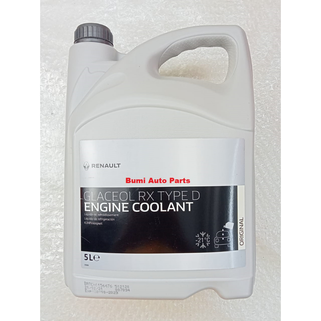 Renault Engine Coolant Glaceol RX Type D - 5 Liter Coolant - ORIGINAL ...
