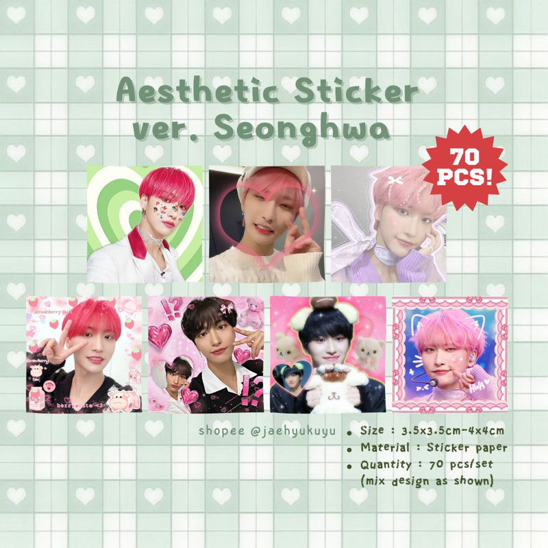 (P4) TXT Enhypen Stray kids Ateez P1Harmony Happy Mail Sticker ...