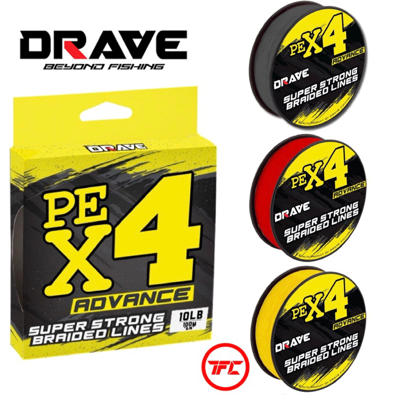 DRAVE PE X4 Advance Braided Line 150m Braid | Shopee Malaysia