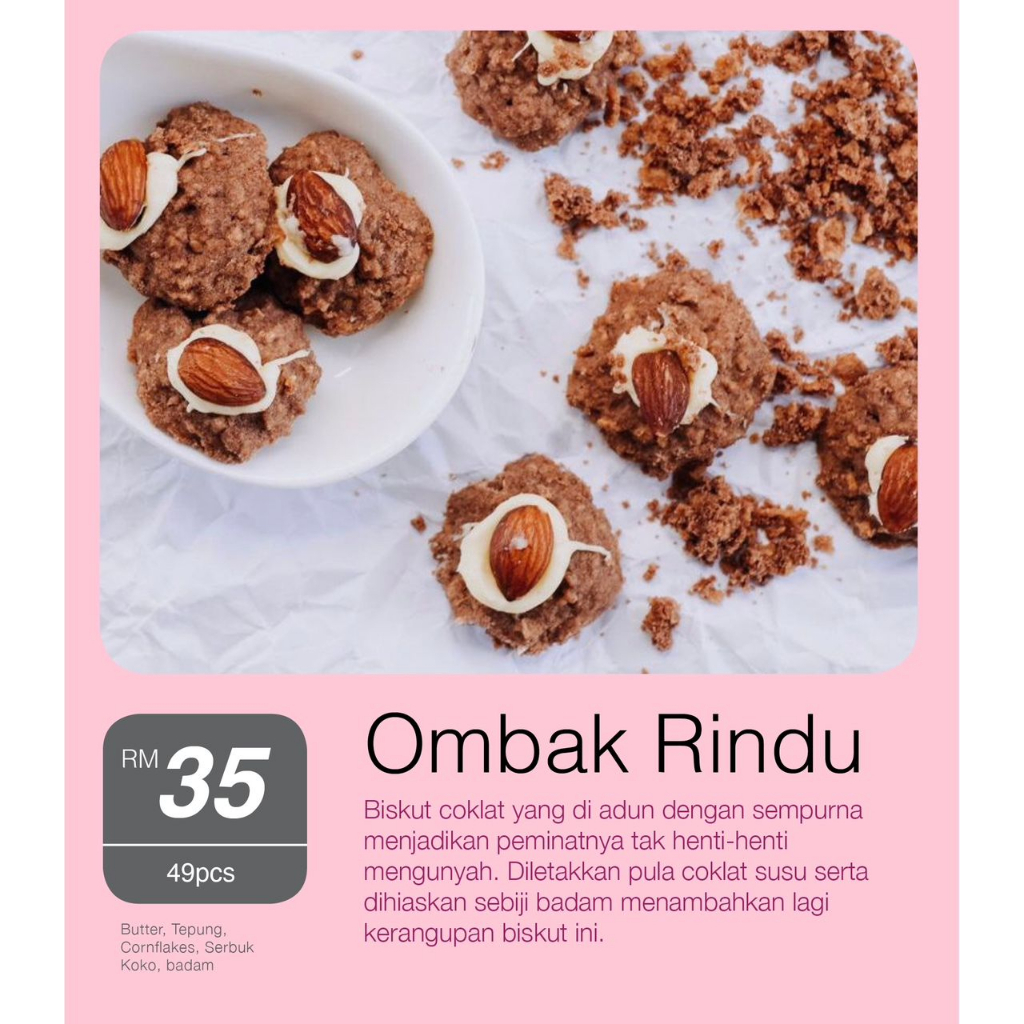 Ombak Rindu by Olala Cookies | Shopee Malaysia