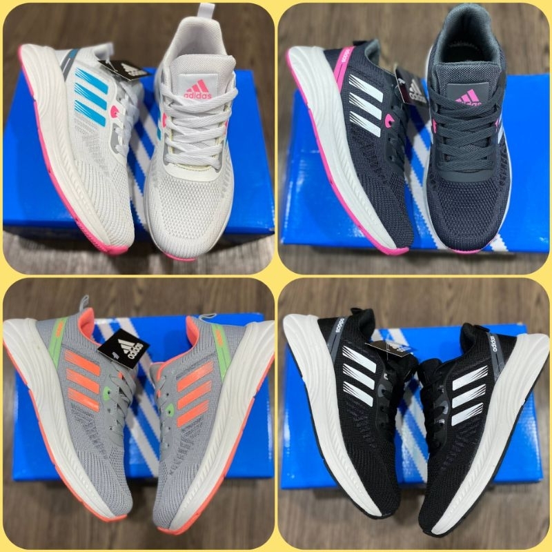 36 40 Kasut Sukan Adidas Sport Jogging Wanita Perempuan Lelaki