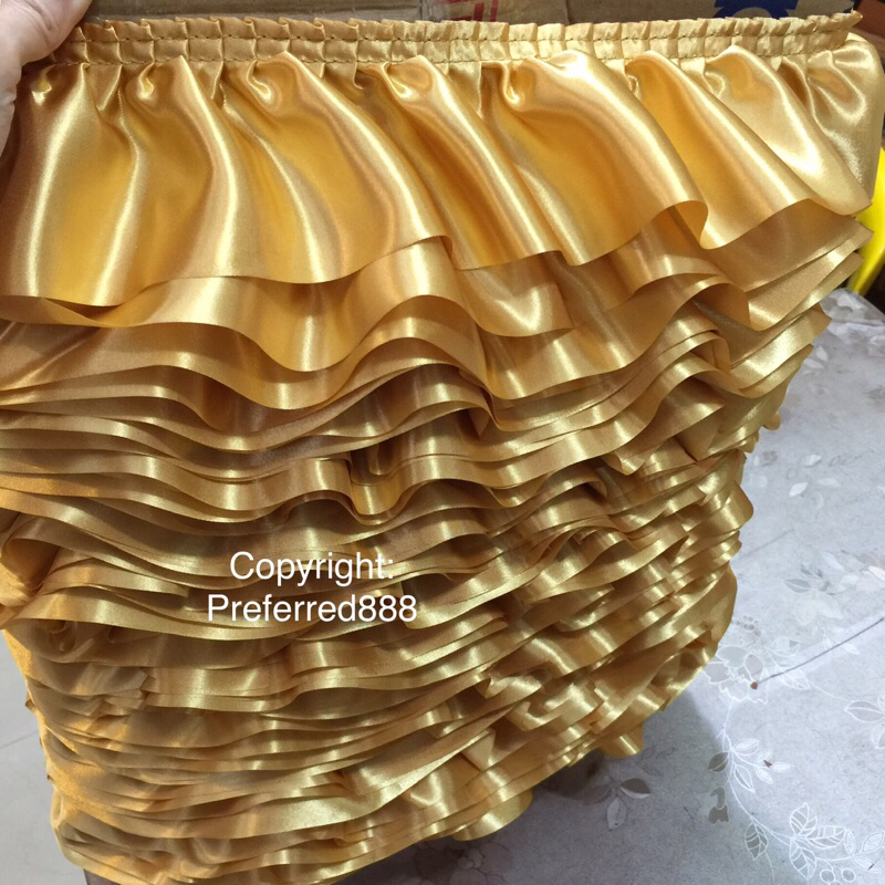 ️ ROPOL / RAPUN RENDA Kedut Siap * RUFFLE LACE * jenis Kain SATIN ...