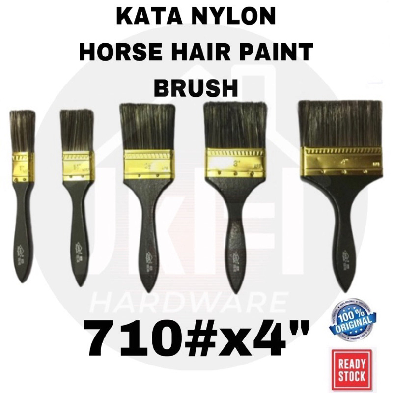 (100ORIGINAL) 4" (100MM) KATA NYLON HORSE HAIR PAINT BRUSH /BRUSH CAT
