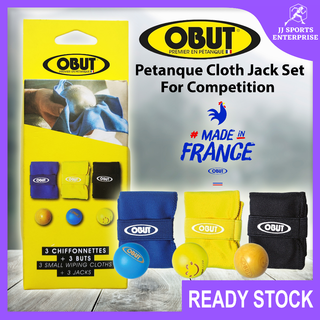 OBUT Petanque Cloth Jack Set For Competition Jack Bola Target Pertandingan  French Competition Jack Bola
