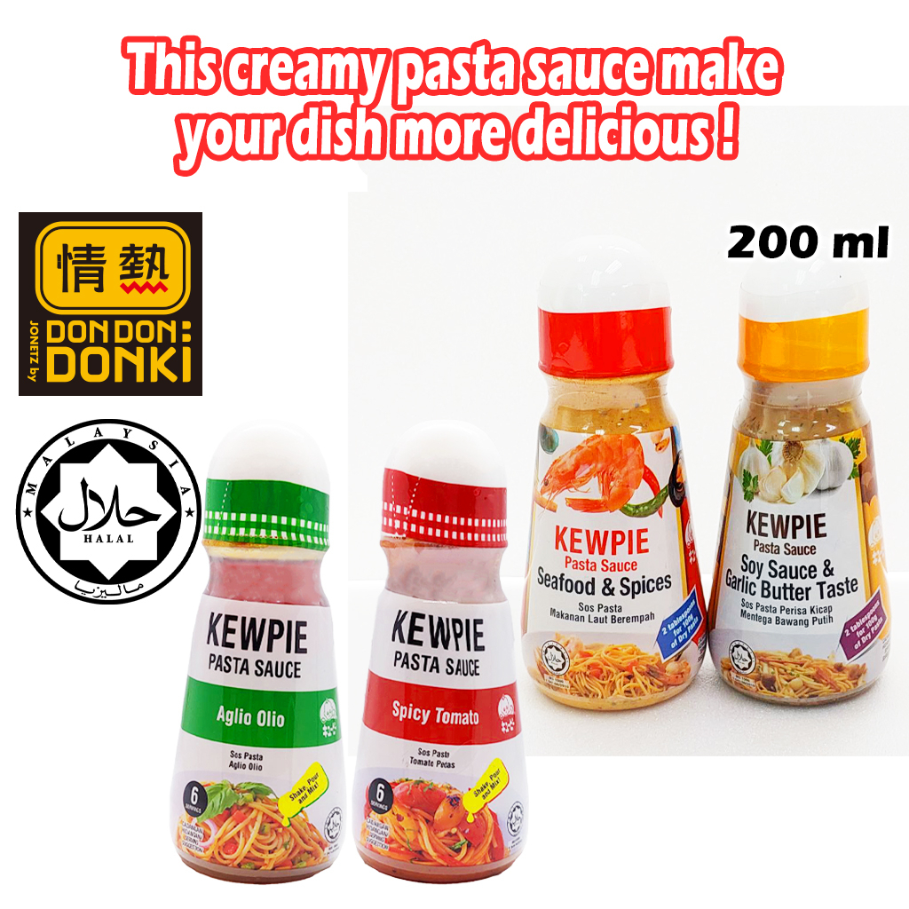 [DONKI] Halal Kewpie Pasta Soy Sauce 200ml Shopee Malaysia