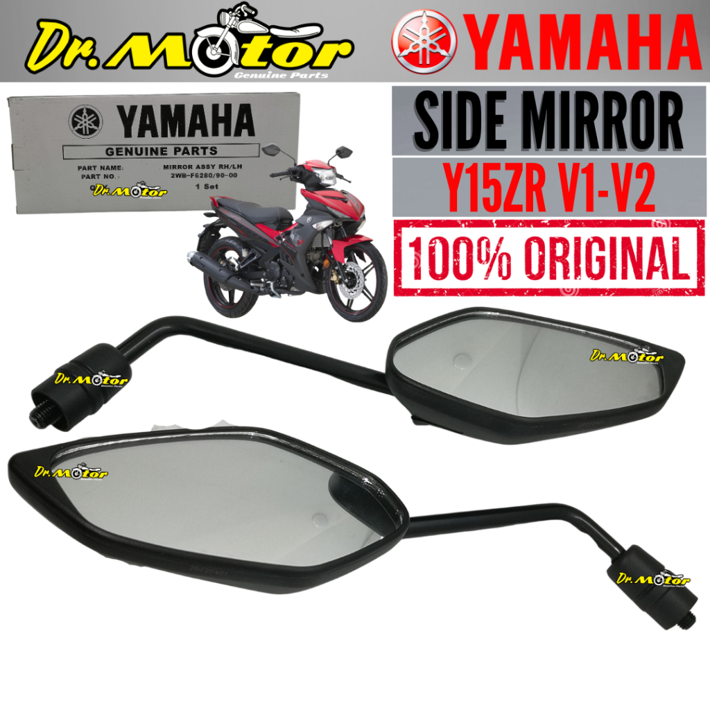 Y15ZR LC135 V8 Fi Y16ZR SIDE MIRROR REAR CERMIN SISI KACA BELAKANG 2WB