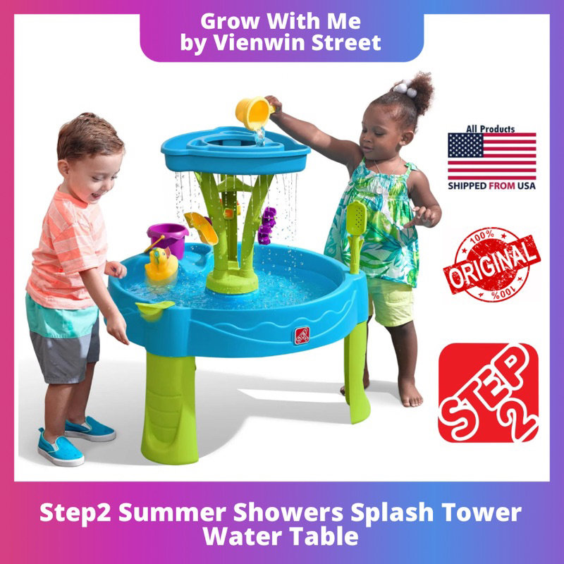 Step2 Summer Showers Splash Tower Water Table | Shopee Malaysia