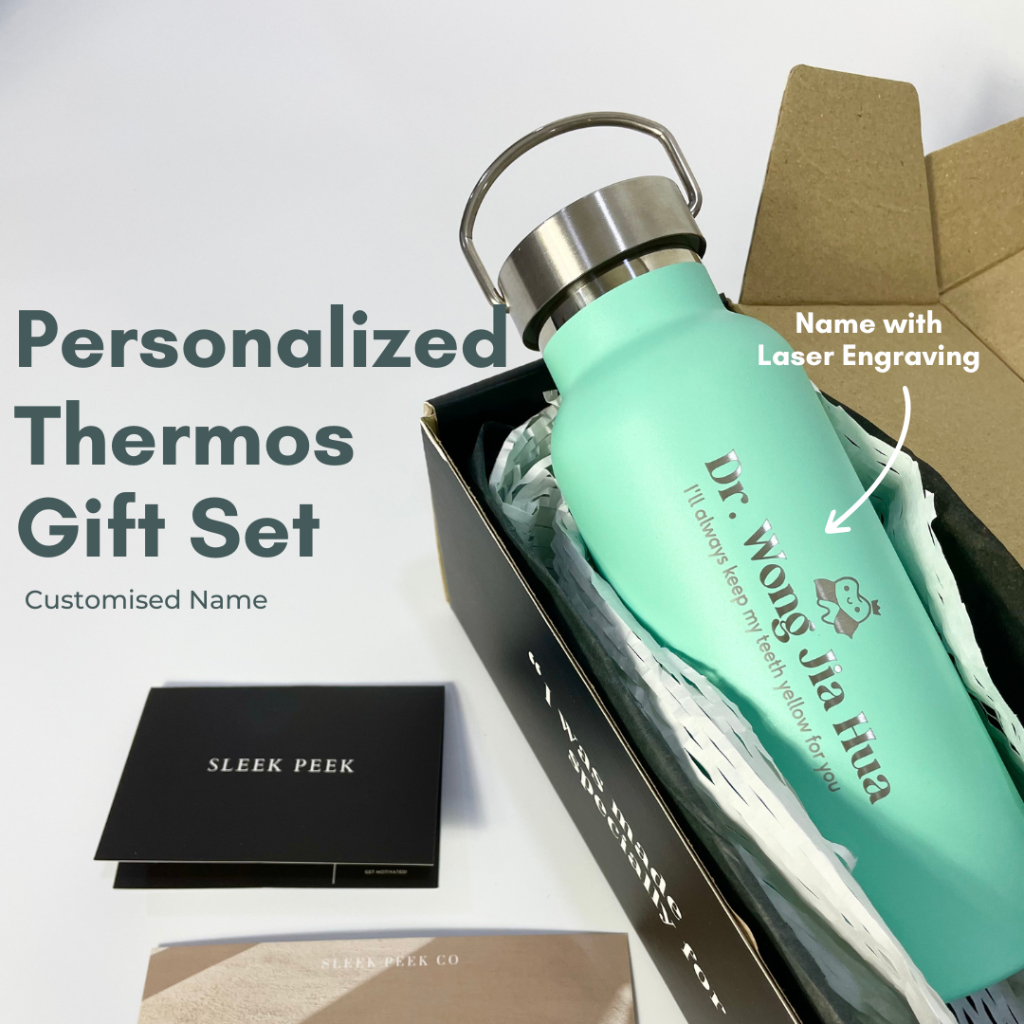 Personalized Sleek and Slim Thermos