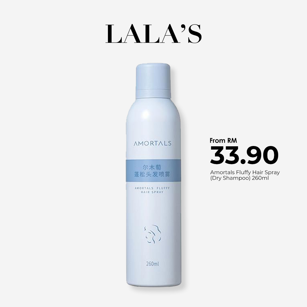 Amortals Fluffy Hair Spray (Dry Shampoo) 260ml Shopee Malaysia