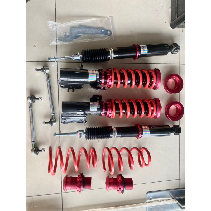 RedSuns Hi Low Soft Hard ( 32 step ) Adjustable absorber perodua iriz persona saga vvt 2016