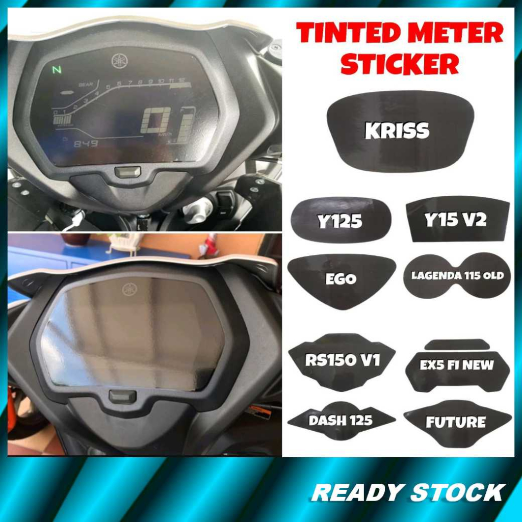 cm+Motor Tinted Meter Sticker Motor Y16ZR Y15ZR 135LC Y125ZR NVX SRL ...