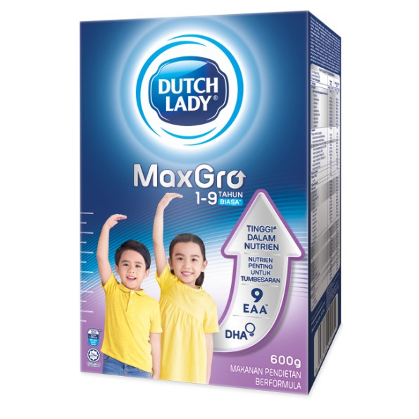 Dutch Lady MaxGro 1-9 tahun 600g | Shopee Malaysia