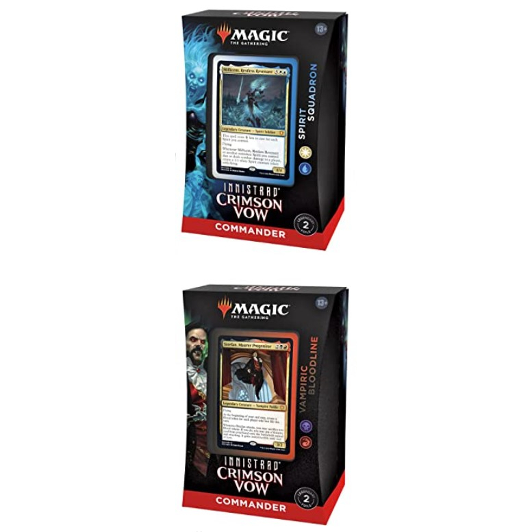 Crimson Vow Commander Decks -Vampiric Bloodline - Spirit Squadron ...