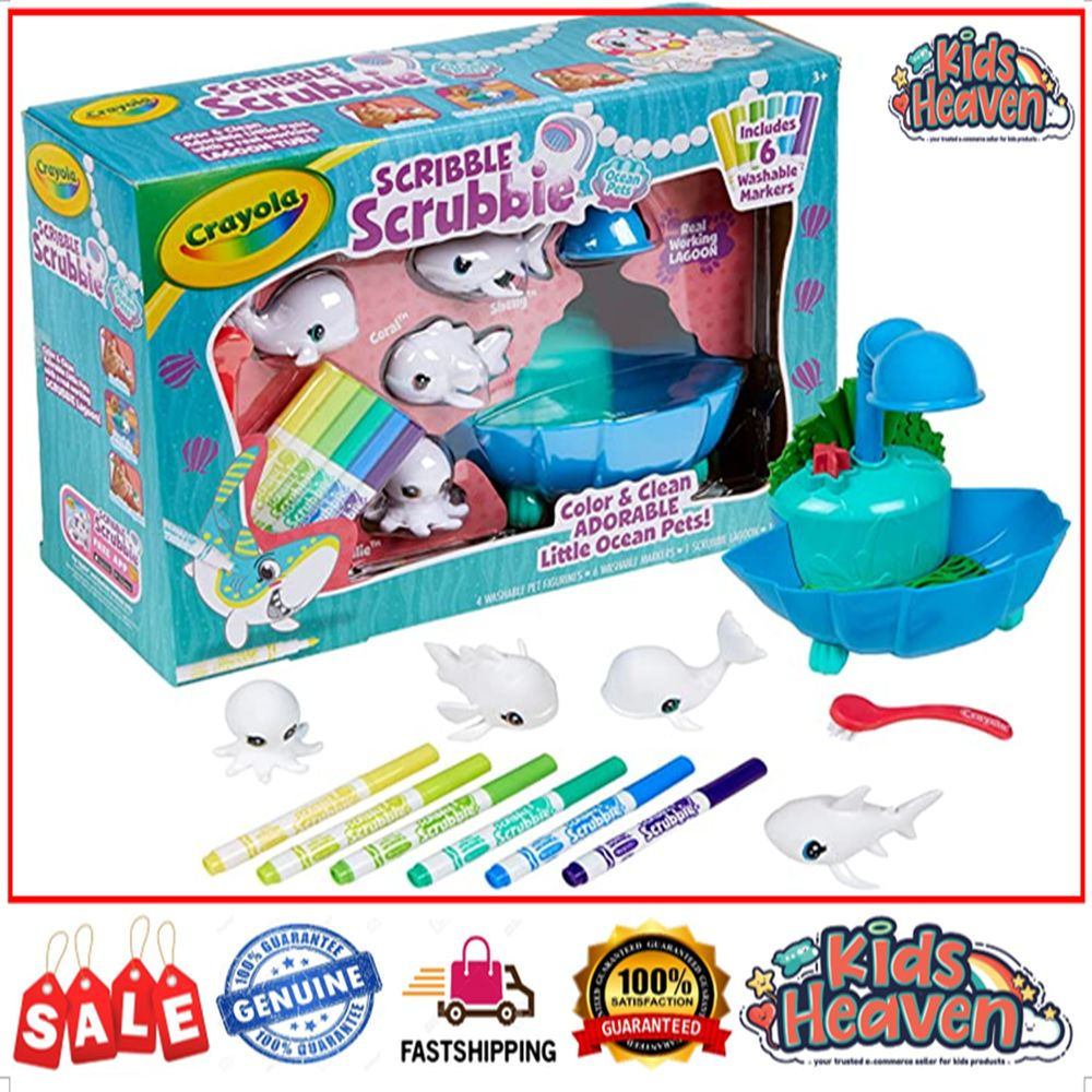 Crayola Scribble Scrubbie Pets / Safari / Ocean Lagoon / Dinosaur ...