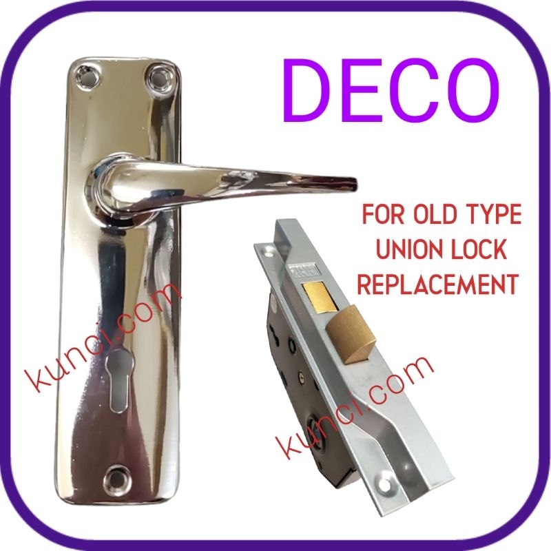 UNION DECO ONION MORTISE LOCK SET FOR UNION REPLACEMENT | Shopee Malaysia